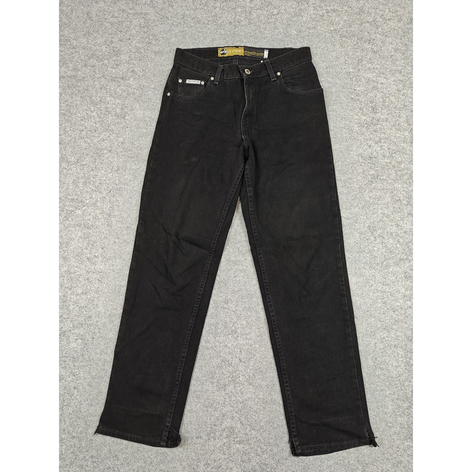 Vintage Levis Silvertab Lean Jeans Mens 30x30 Black Slim Tapered Denim Usa